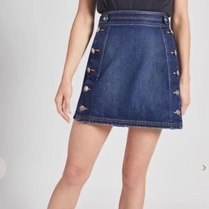 CURRENT ELLIOT BALLAST SKIRT - Deep Lagoon NEW WITH TAGS